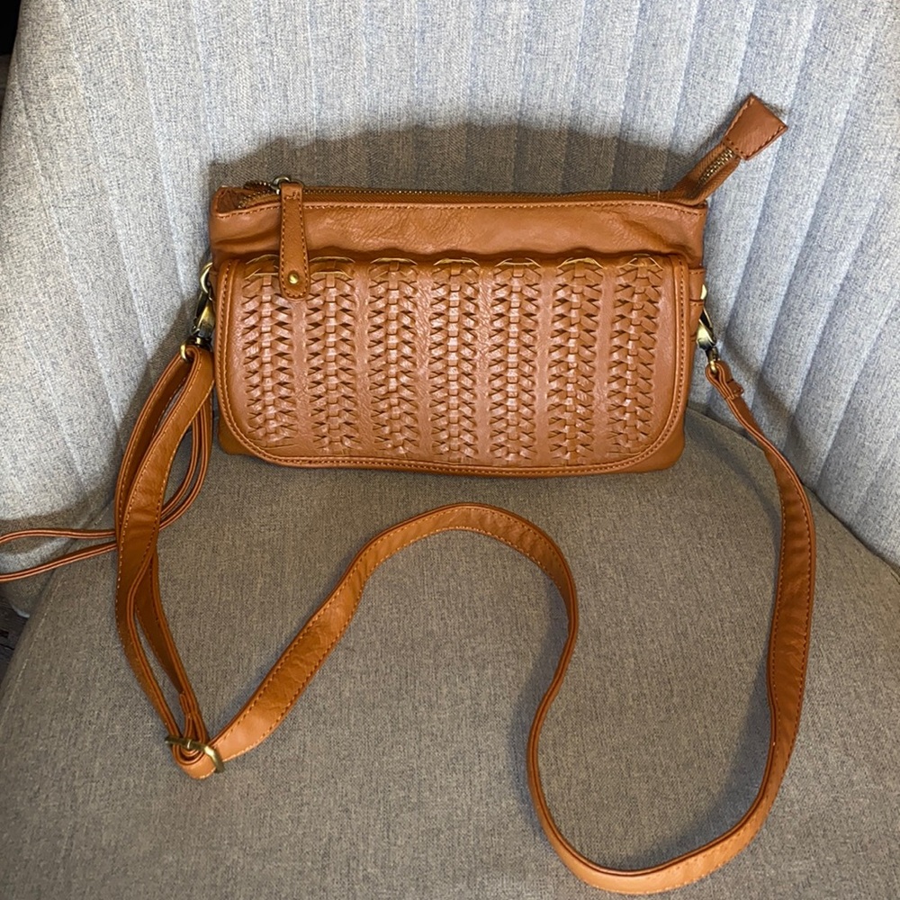 Ecote from Urban Outfitters Brown woven bag